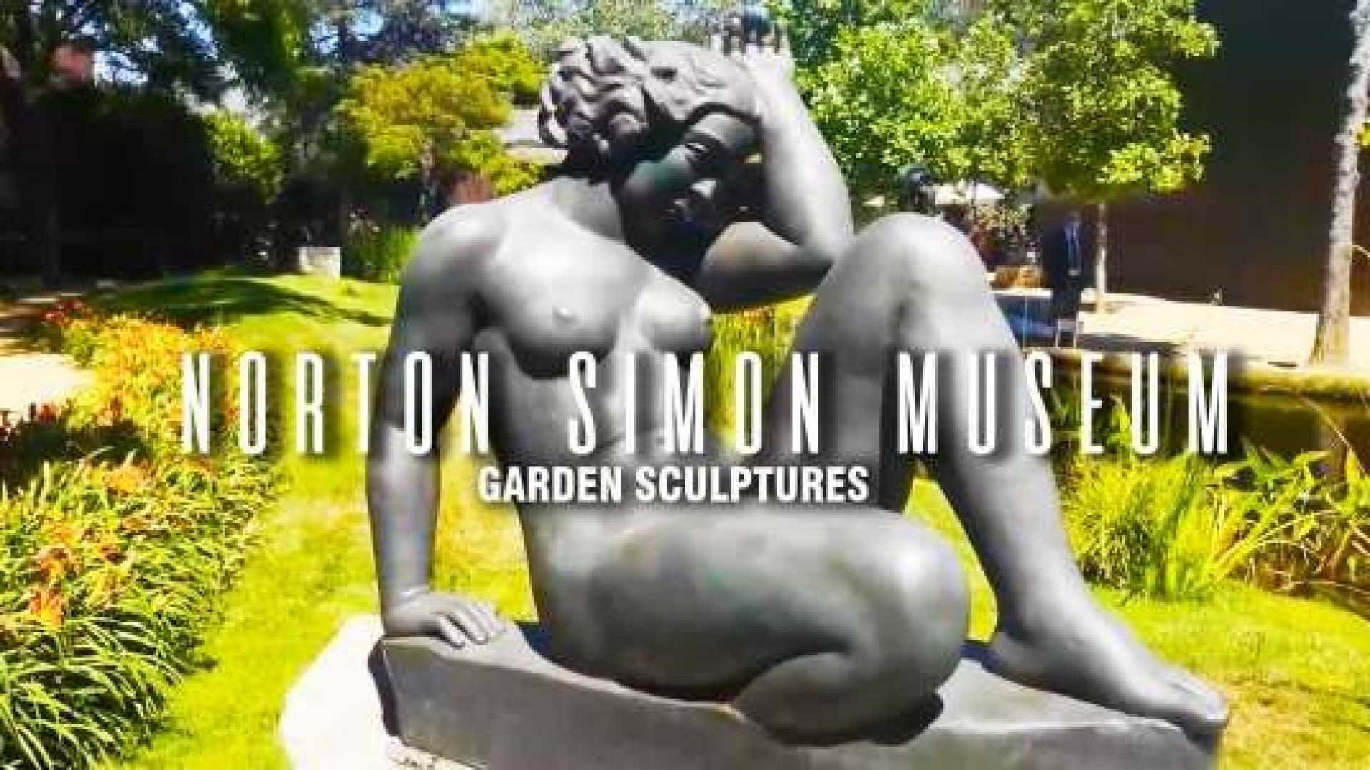 Norton Simon Museum Sculpture Lily Garden Pasadena California USA