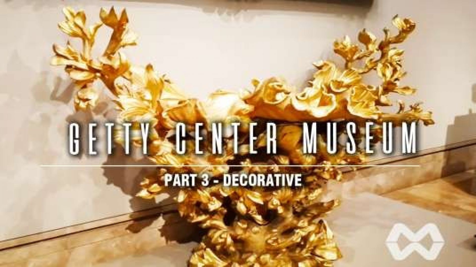 Visiting Getty Center West Los Angeles California USA Part III-  Decorative Art Collection.